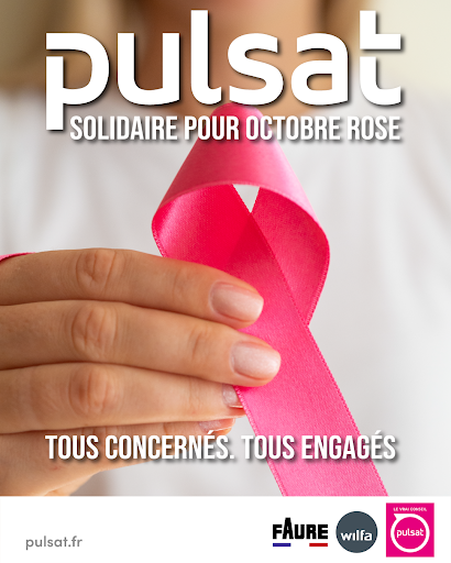 Chaque année, Octobre Rose mobilise des millions de personnes autour d'une cause essentielle : la lutte contre le cancer du sein et l'importance du dépistage précoce.



Chez Pulsat, nous sommes convaincus que les grandes avancées naissent de l'engagement collectif. En ce mois de sensibilisation, nous souhaitons apporter notre soutien à toutes les personnes concernées, à leurs proches, ainsi qu'aux professionnels de santé qui œuvrent chaque jour dans ce combat.



S'informer, encourager le dépistage et parler de prévention sont des gestes simples qui peuvent faire toute la différence. Ensemble, nous pouvons contribuer à faire reculer la maladie et à sauver des vies.



Parce que la solidarité est une force, Pulsat s'engage aux côtés d'Octobre Rose pour rappeler que chacun peut agir à son niveau. Ensemble, faisons de la prévention une priorité.



💗 Un ruban rose, un geste, une parole, un dépistage : chaque action compte.



#OctobreRose #Pulsat #Prévention #Dépistage #Solidarité #AgirEnsemble #CancerDuSein