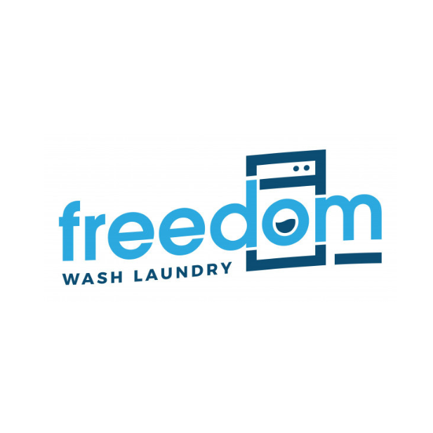 Freedom Wash Laundry Inc. facility with washing machines in Pensacola