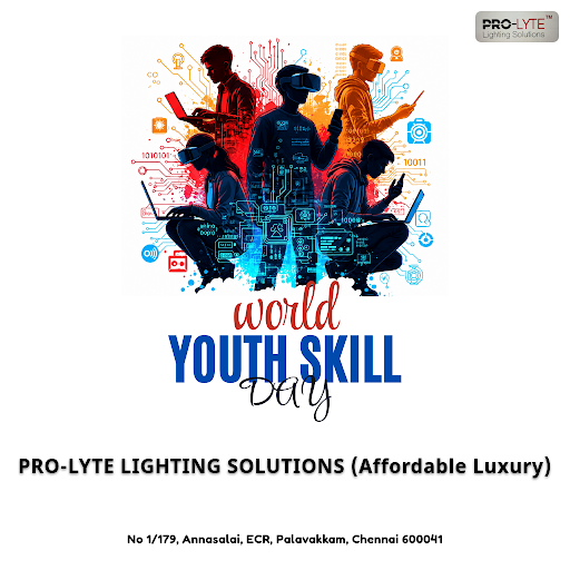 Celebrate World Youth Skill Day by enhancing your space with PRO-LYTE LIGHTING SOLUTIONS' LED str…