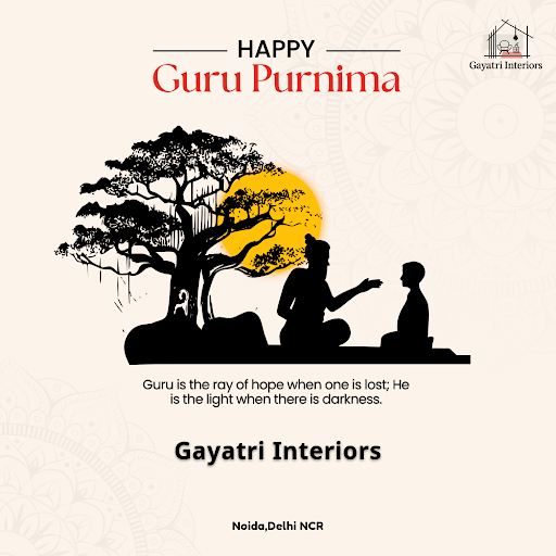 Celebrating Guru Purnima with gratitude and respect, Gayatri Interiors, the trusted interior desi… post image