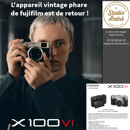 Regardez. Cadrez. Créez.

Goûtez à la photographie dans sa forme la plus pure avec les appareils photo numériques de la série X100 de Fujifilm.
Le design intemporel du boîtier à molette repris d’un modèle à l’autre
permet à l’étonnant X100VI de 6ème génération d’offrir une expérience de création d’images tactile et agréable
pour obtenir des contenus inoubliables à chaque moment de création.