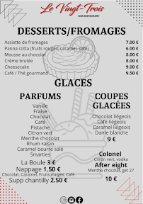Menu Le Vingt-Trois Page 1