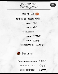 Menu Don kitchen Page 3