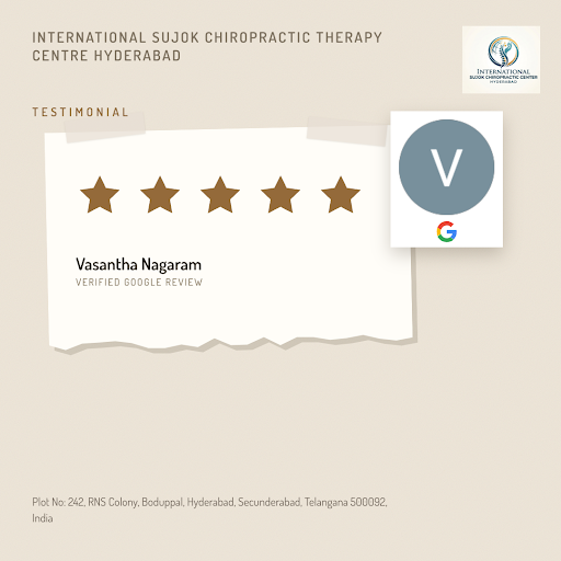 Vasantha Nagaram from Hyderabad raves about her exceptional experience at International Sujok Chi… post image