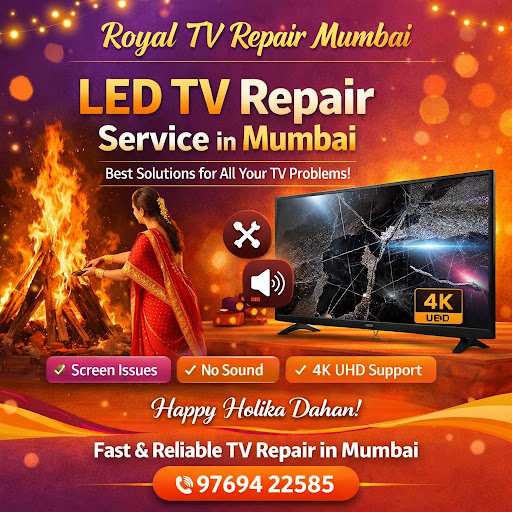 Happy Holika Dahan from Royal TV Repair Mumbai! As we celebrate the triumph of good over evil, le…