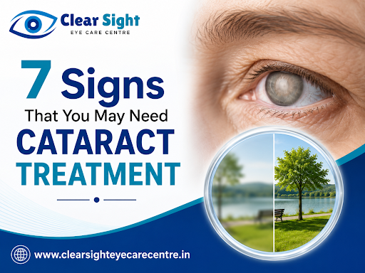 7 Signs That You May Need Cataract Treatment