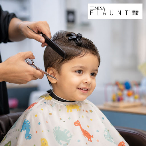 Make your child’s first haircut a happy memory, not a meltdown. At Femina FLAUNT Studio Salon Cit… post image
