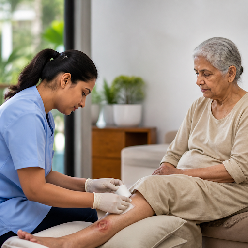 Caring for an elderly loved one with wounds can be stressful, especially when frequent hospital v… post image