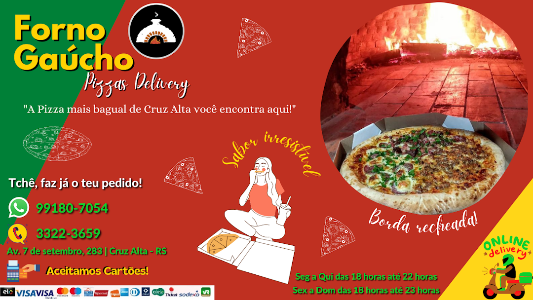 As melhores pizzas assadas no forno - Papa Pizza Delivery