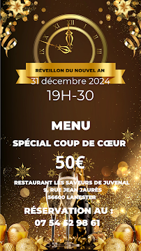 Menu RESTAURANT Le Maître d'Hôtel - Les Saveurs de Juvenal Page 10