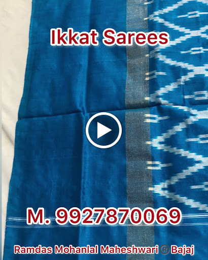 Pure Ikkat Silk Sarees Available at Ramdas Mohanlal Maheshwari®️ Bajaj. M. 9927870069 post image