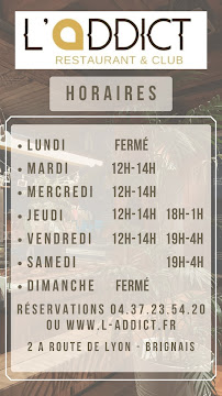 Menu L'ADDICT Page 6