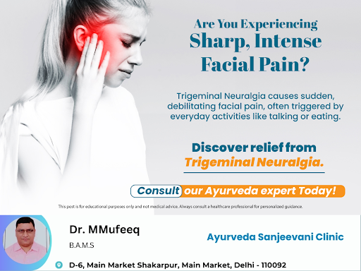 Trigeminal neuralgia, characterized by severe facial pain, is often attributed to Vata imbalance… post image
