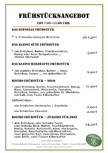 Speisekarte