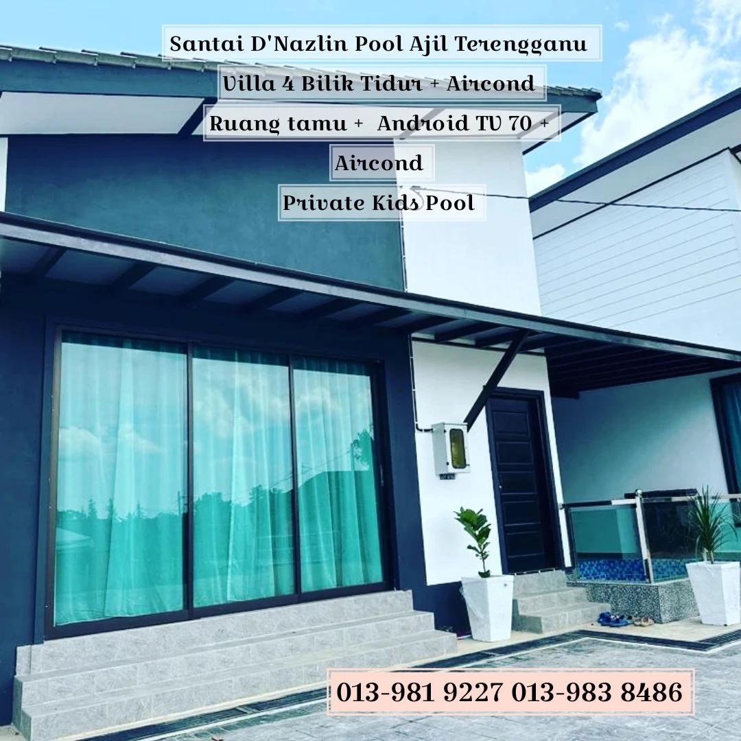 Santai D'Nazlin Pool Ajil (Homestay Pekan Ajil with Pool)