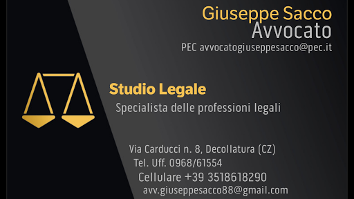 Avvocato Giuseppe Sacco