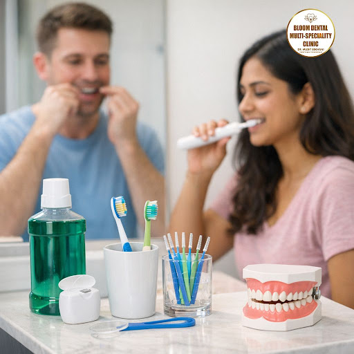 Struggling to keep your teeth and gums healthy between checkups? At Bloom Dental Multi-Speciality… post image
