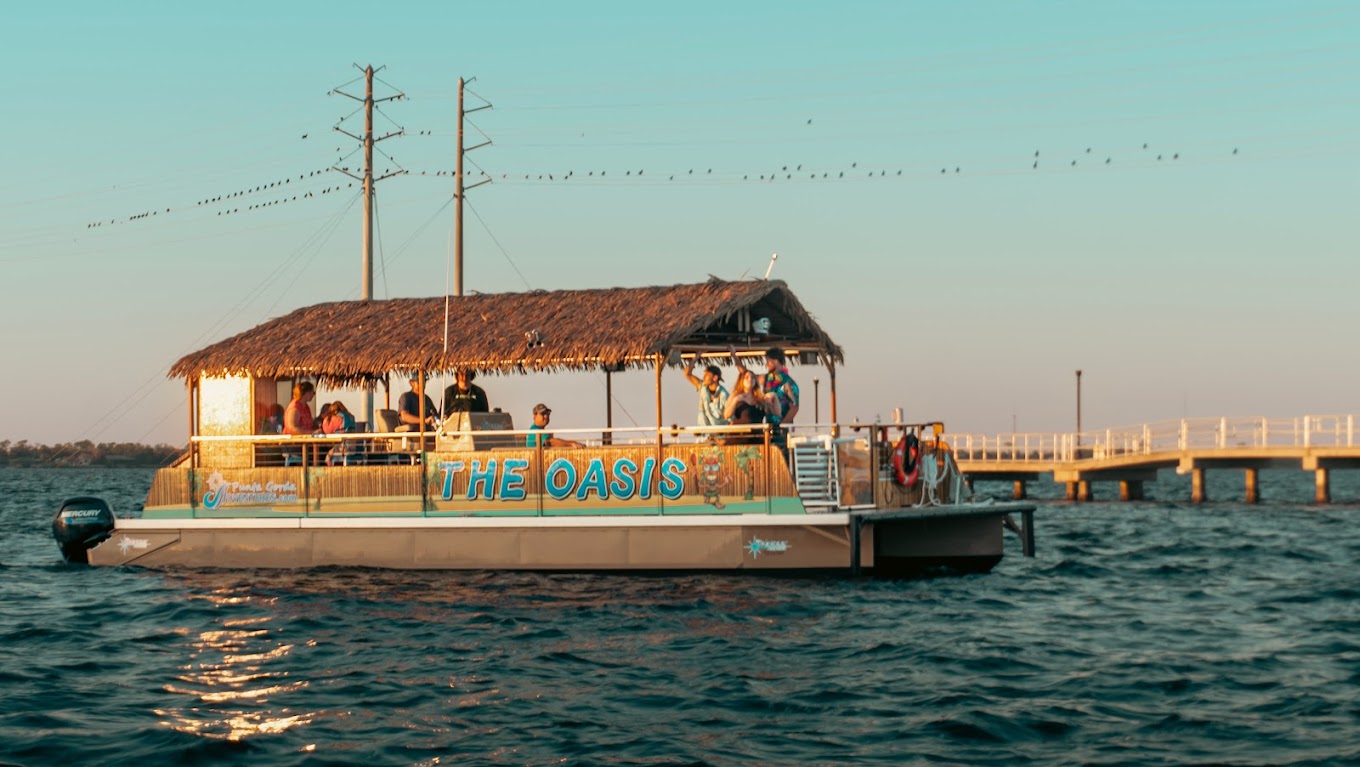 "The Oasis" Tiki Boat Tour Punta Gorda