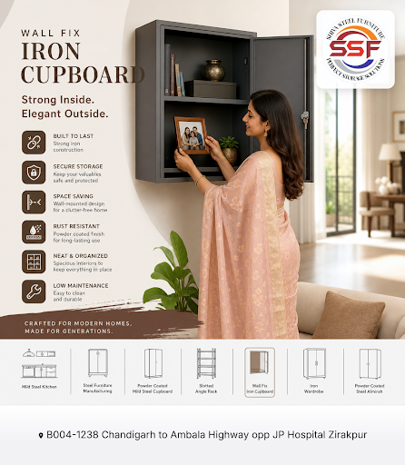 Shiva Steel Furniture specializes in durable steel wardrobes, including wall fix iron cupboards a… post image