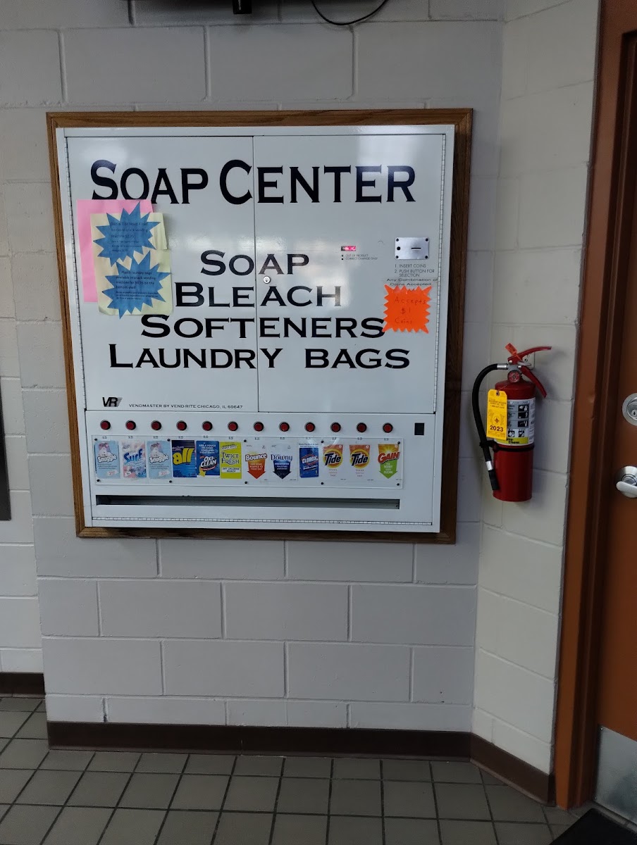 Excalibur Laundromat facility with washing machines in La Crosse