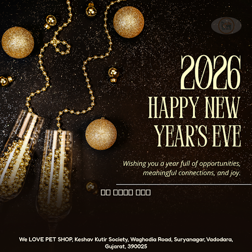 "Ring in the new year with a purr-fect start! At We Love Pet, Vadodara's premier pet store, treat… post image