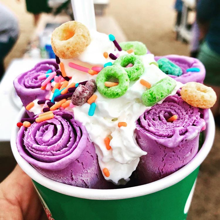 Rolling Ice Rolled Ice Cream