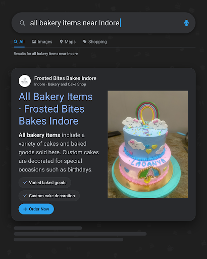 Frosted Bites Bakes Indore offers a wide range of bakery items, including all types of cake perfe… post image