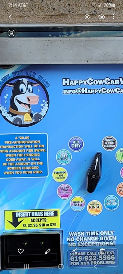 Happy Cow Car Wash- Self Serve