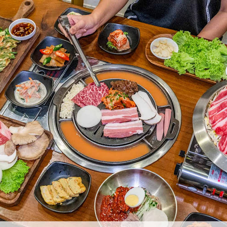 KOREANBBQ™ Gril Barbecue - Fondue Coréenne 2 En 1 – La Cuisine de Mimi