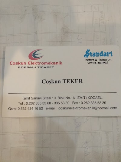 Coşkun Elektromekanik bobinaj