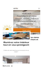 Photo n°2 de VERTIKA à Ennery (Magasin de stores et de rideaux)