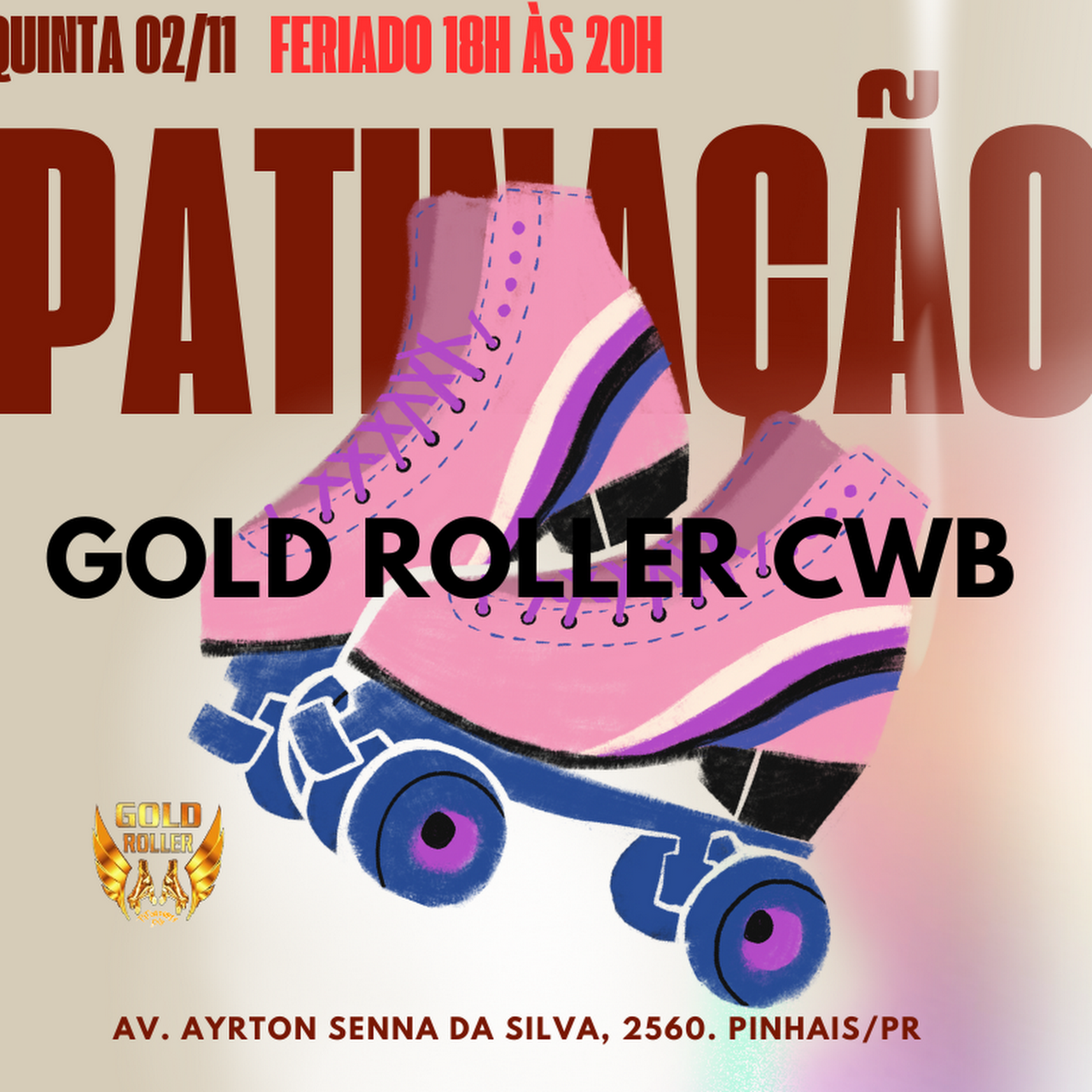 Gold Roller Skaters clube de patinadores. Curitiba!