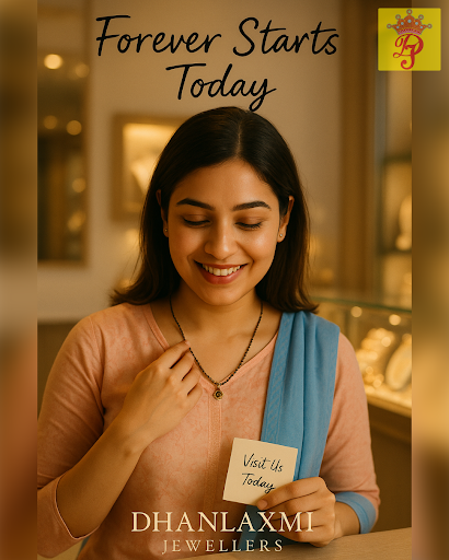 Enhance your traditional look with Dhanlaxmi Jewellers' exquisite Mangalsutra in Pune! A symbol o… post image