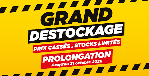 Le Destockage se prolonge chez MDA ! Profitez de prix exceptionnels sur une sélection d’électroménager et d’équipements pour la maison jusqu'au 31 octobre 2026.

Lave-linge, lave-vaisselle, réfrigérateurs, congélateurs, fours, plaques de cuisson, téléviseurs et petit électroménager : découvrez de nombreuses bonnes affaires sur les grandes marques disponibles chez MDA.

Vous souhaitez remplacer un appareil ou vous équiper à prix réduit ? Profitez de notre opération Destockage pour trouver l’équipement adapté à vos besoins et à votre budget, avec les conseils de nos équipes en magasin.

Attention, qui dit destockage dit quantités limitées ! 

Rendez-vous dans votre magasin MDA et sur : www.mda-electromenager.com