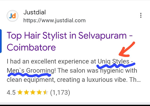 Thank you 🫂 for ur valuable appreciation - chosen as Top Hair stylist in Selvapuram - Coimbatore… post image