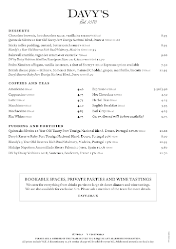 Davy's Wine House