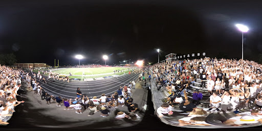 Houston Mustang Football Field Logo