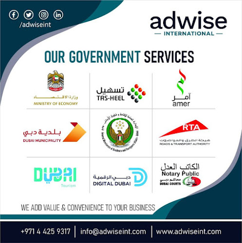 Ratings and feedback for Adwise International - Company Formation in Dubai