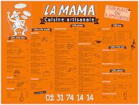 Menu La Mama Page 1