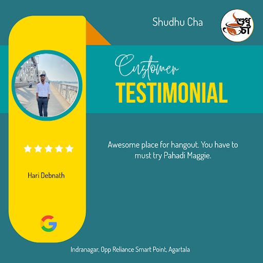 Hari Debnath's delightful experience at Shudhu Cha, Agartala's premier tea shop! He loved our sig… post image