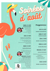 Menu Camping du Haut-Rhône Page 1