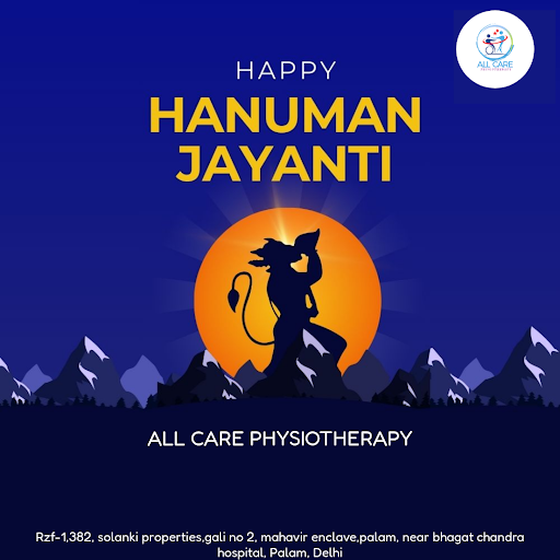 Celebrate Happy Hanuman Jayanti with All Care Physiotherapy, your trusted Physiotherapist in Pala…