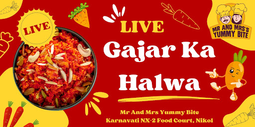 Live Gajar Ka Halwa, First Time in Ahmedabad 🤩 Do visit us at Karnavati Nx-2 Food court, Nikol, A… post image