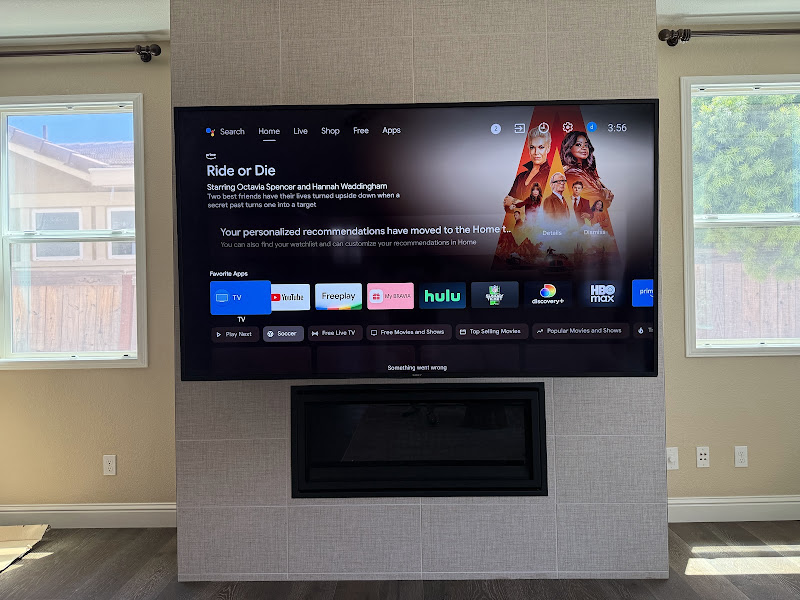 ProMount TV installation project in Sacramento