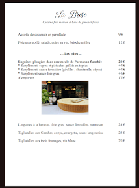 Menu Restaurant La Brise Page 4
