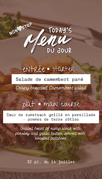 Menu La Brasserie du Midi Page 1