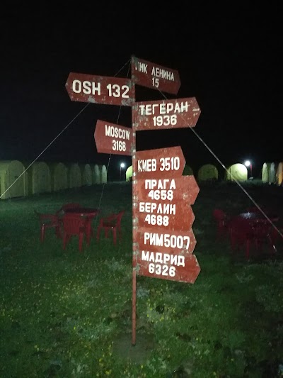 Photos of Base Camp for Peak Lenin