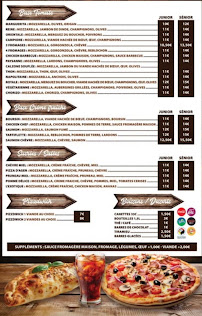 Menu Pizza Au Feu De Bois LE CHALET À PIZZA Page 1