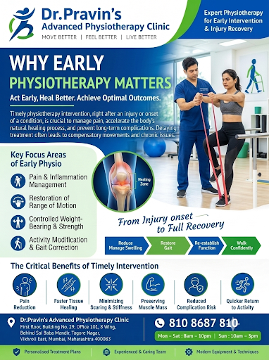 Why Early Physiotherapy Matters | Dr. Pravin’s Advanced Physiotherapy Clinic, Vikhroli East post image
