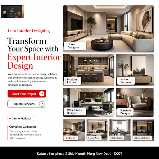 Lura Interior Designing offers expert home designing, modular kitchens near me, office interior s…